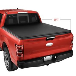 Tonneau Cover Ford Ranger Black Leather Soft Roll Up