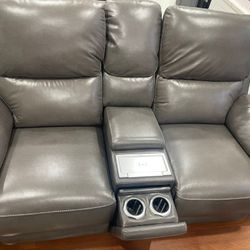 $1400, Leather Couches, Loveseat Sofa retail $2100