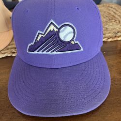 New Era Colorado Rockies Purple 7 3/8
