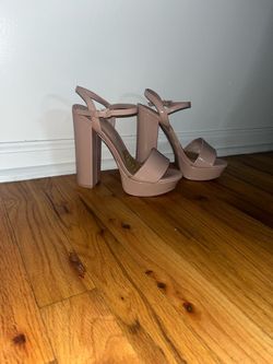 Mauve Platform Heels