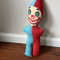 Vintage Carnival, Prize, Plush Jester