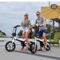 2 Electric Folding Bikes 