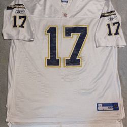 Men's Size 2XLARGE Phillip Rivers Reebok Jersey Damaged