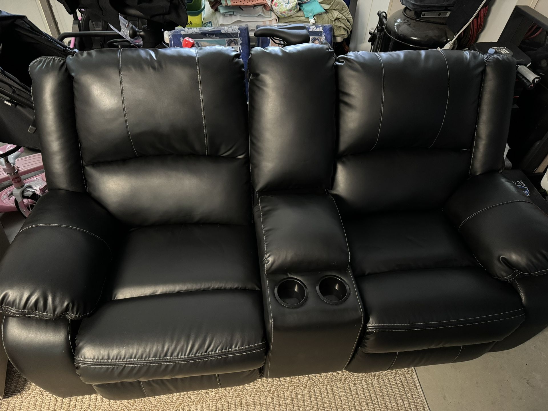 Leather Couch Recliner