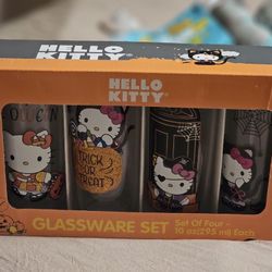 Hello Kitty Halloween Glass Set 