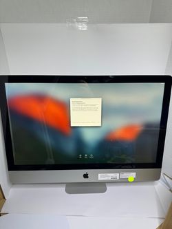 iMac 27" A1312 Intel Core 2 Duo 3.06Ghz 8GB RAM 1TB HDD MAC OS X El Capitan 