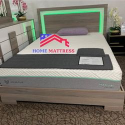 Camas Full // Queen// Bed Frame// Additional Mattress Price 