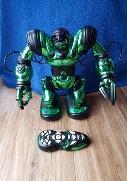 Robot with batteries and remote control (dance, walk, sleep, etc)... $70