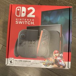 Nintendo Switch 2 with Mario kart bundle