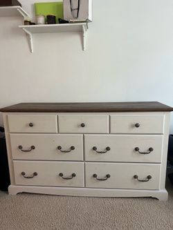 Farmhouse-Style 7-Drawer Dresser