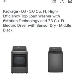 LG Washer And Dryer 