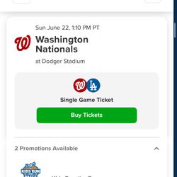 Dodgers Game Tickets