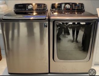 Samsung steam washer and dryer set