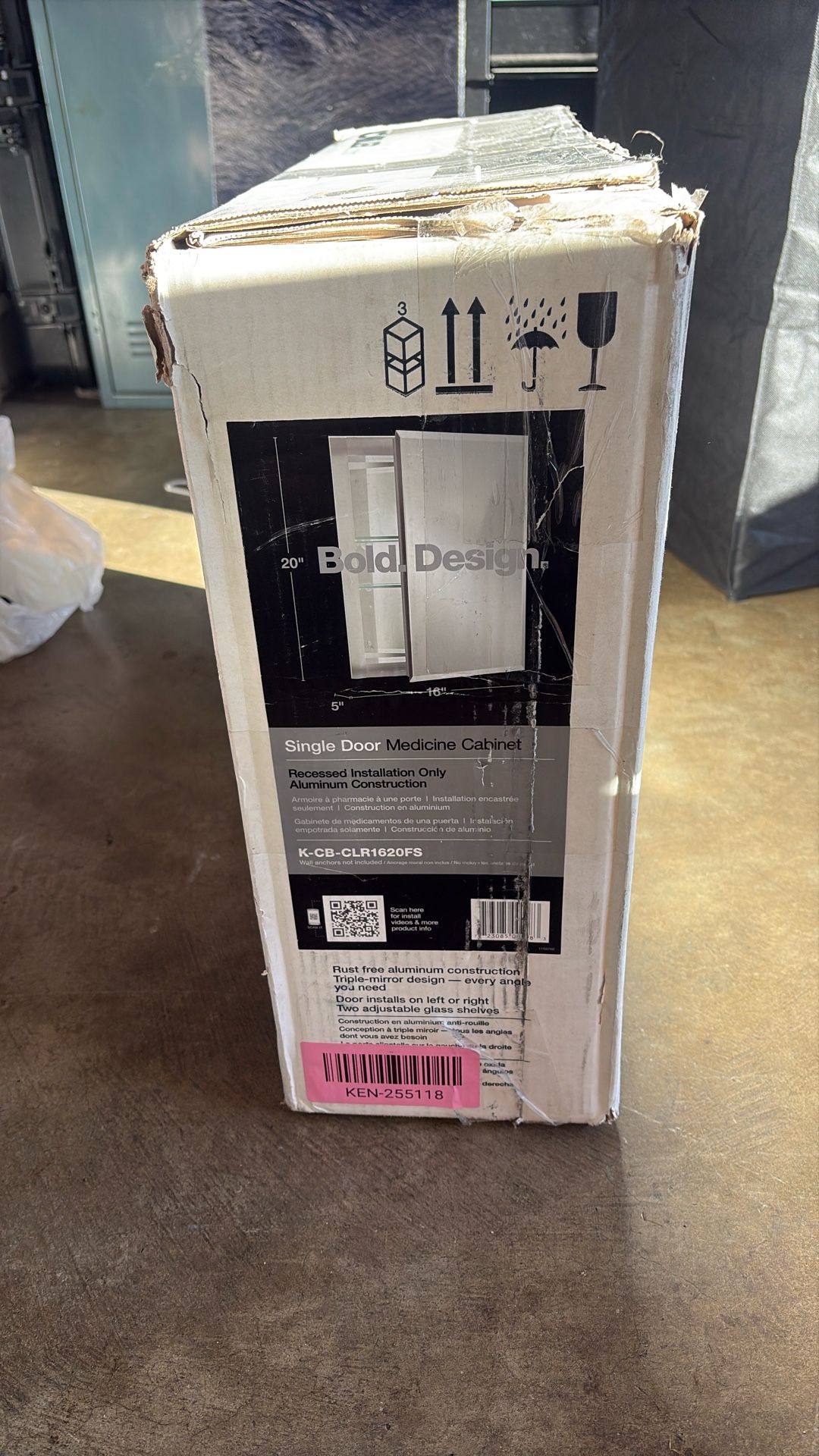 Kohler Recessed Mount Mirror Cabinet