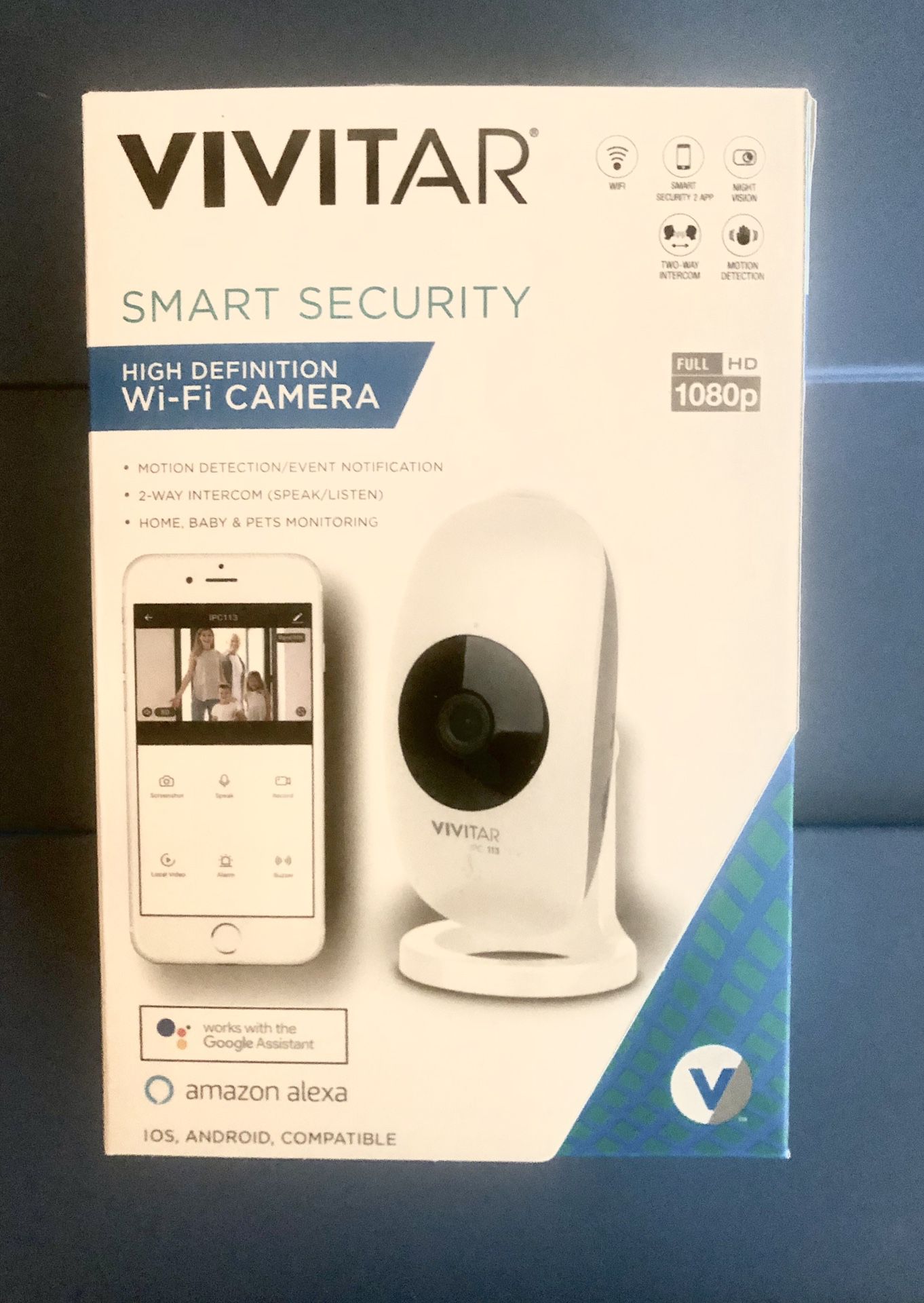 Vivitar Smart Security Wifi Indoor Camera