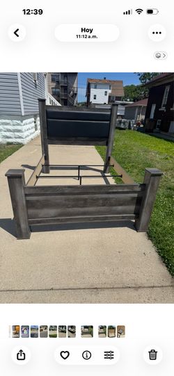 Queen bed frame