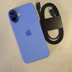 Iphone 16 plus at&t 128 gb unlock for all at&t network including cricket h2o wireless net10 airvoice zinmobile etc. 
We have unlimited data plan