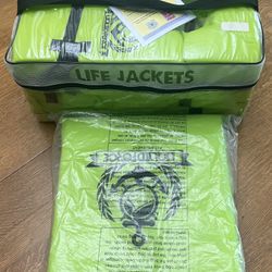 Liquid Force lifejacket 4 Pack with Throwable Flotation Device (New)