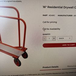 Drywall Cart