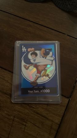 One Piece Luffy Dodgers DON card