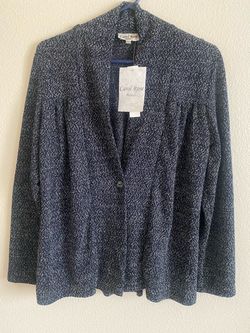 Carol Rose Petites Knit Blazer Cardigan for women’s