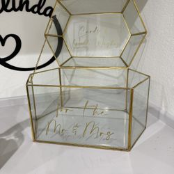 Glass Box Gold Rim 
