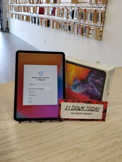 Apple IPad Pro 11 Inch 3rd Gen / 4th Gen - $1 DOWN PAYMENT - NO CREDIT NEEDED