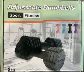 Brand New EQUIPRO Adjustable Dumbbells 2–5 LB Each – Pair
