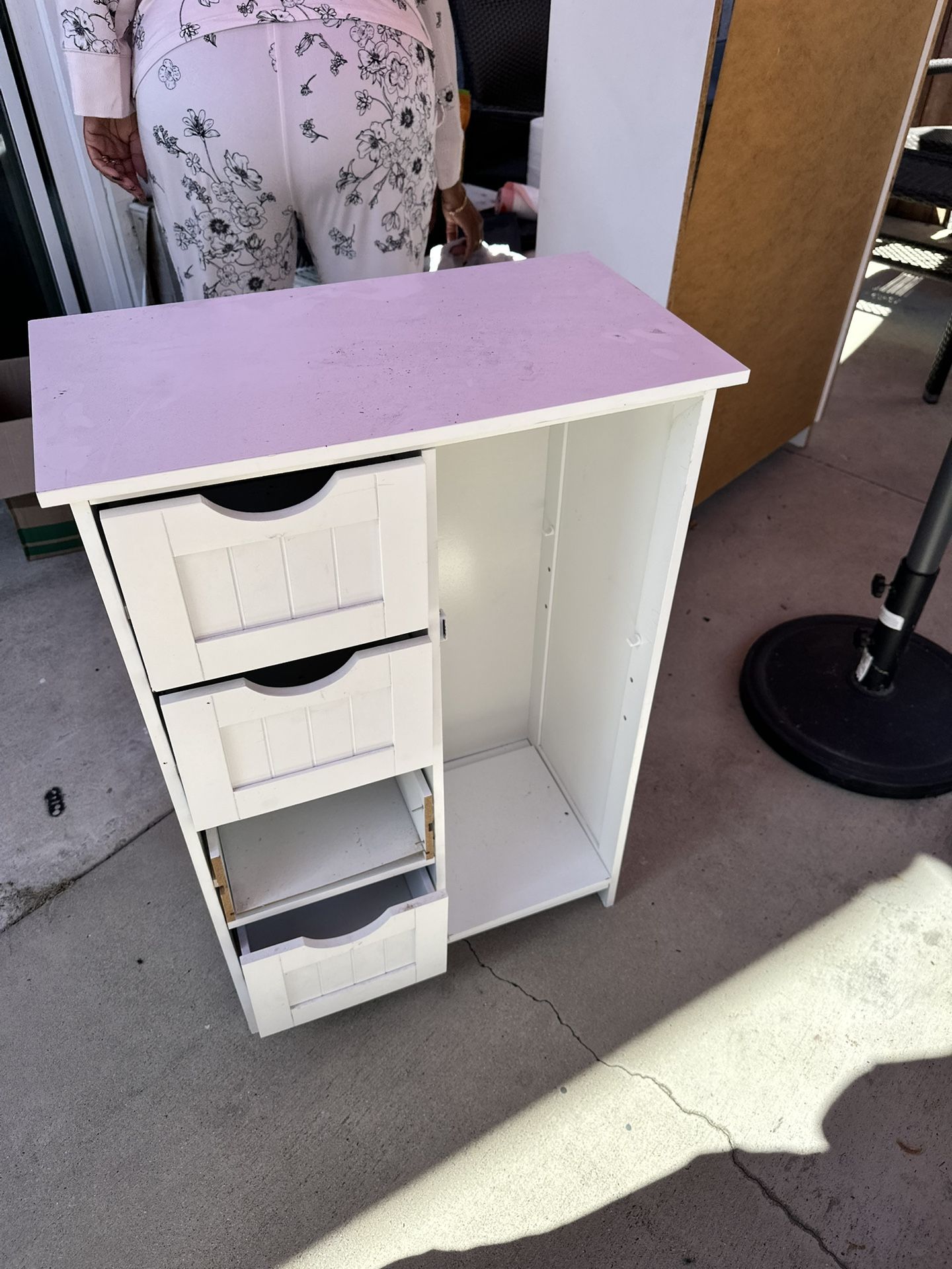 4 Drawer Storage Cabinet 