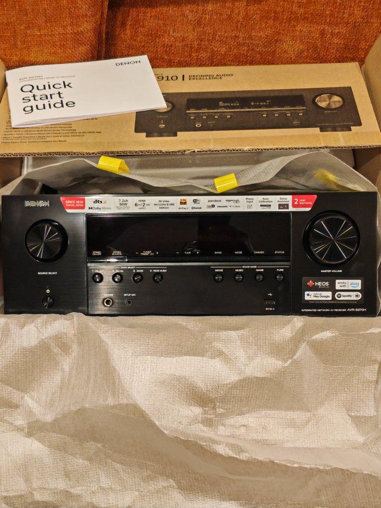 Like New (in box) Denon 7.2 Ch. A/V Receiver