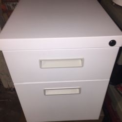 New White Filing Cabinet $60