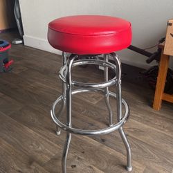 Red Leather Stools