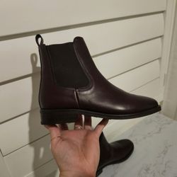 Thursday Women's Chelsea Boot DARK BROWN  Leather Size 7.5 US