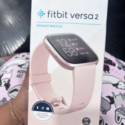 NEW Fitbit Versa 2 Smartwatch – Petal / Copper Rose (Brand New in Box)