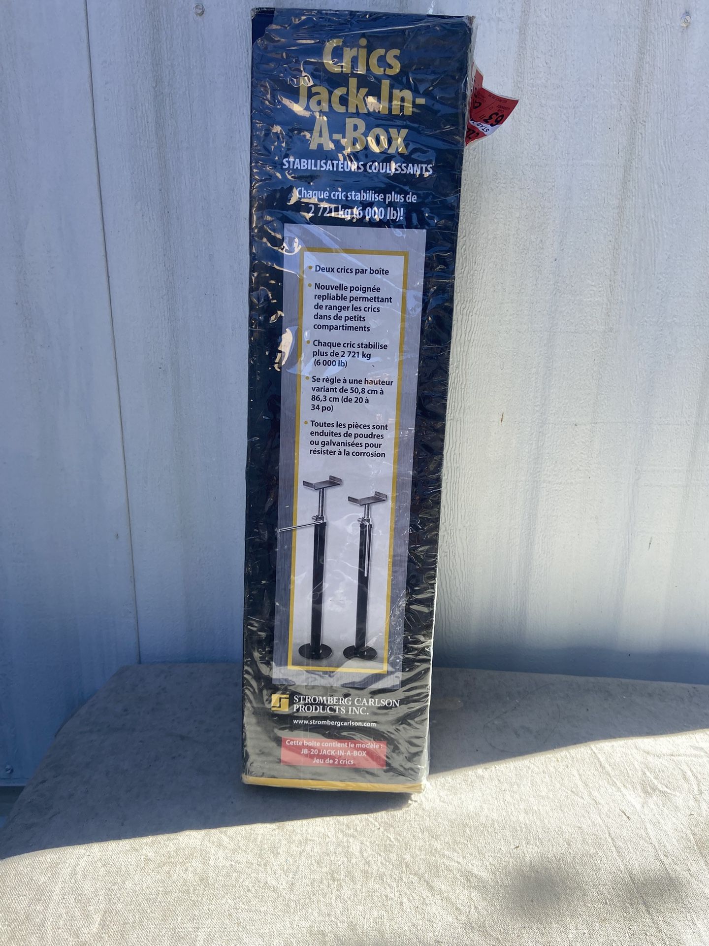 JB-20 Camper Trailer Stabilizer Jack Stands