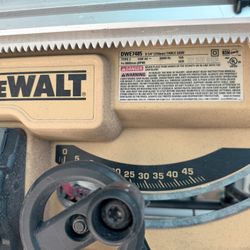 Dewalt Table Saw With Mobile Stand 