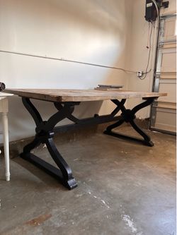 Rustic dining table