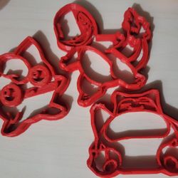 Pokémon Set of 3 Fondant/Cookie Cutter 