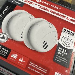 First Alert Precision Detection, 10-year Battery Smoke and Carbon Monoxide Alarm, 2-pack