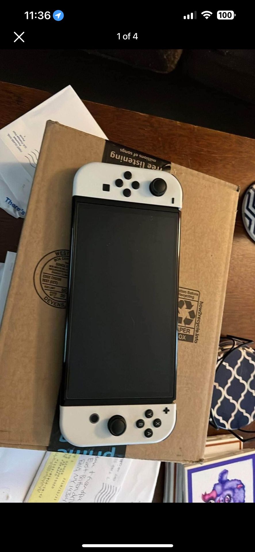 OLED Switch w BOTW, Pokémon sword, Mario party, Pokémon brilliant diamond and Nintendo switch sports