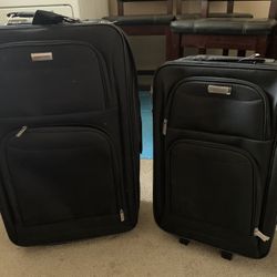 Pair Of Suitcases. 
