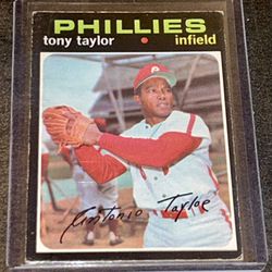 1971 Tony Taylor Topps Phillies