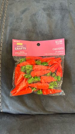 New Hobby Lobby Easter Crafts 24 Pieces Carrots Decorations