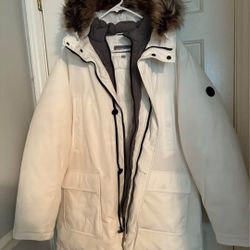 New Nice White Eskimo Coat 2XL