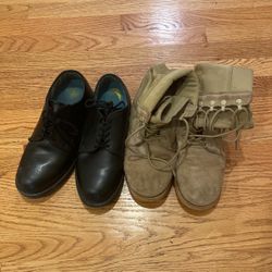 Military/ROTC boots and Class C shoes. Military boots. 