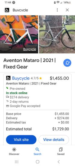 Aventon Mataro SA ingle Gear Race Bike 