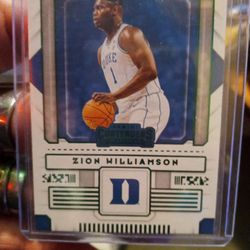 2020 PANINI CONTENDERS ZION WILLIAMSON