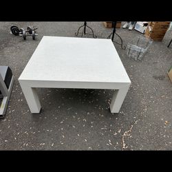 Gently Used Grasscloth Coffee Table 