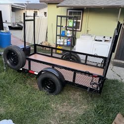 Heavy-Duty Utility Trailer for Sale / 5 year registration