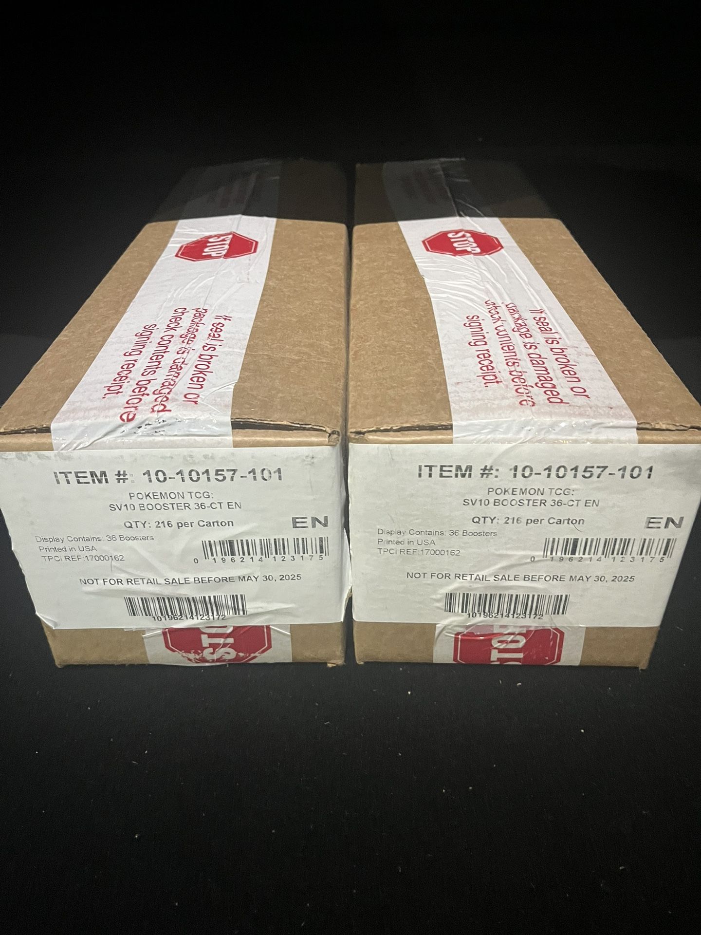 Pokemon Destined Rivals Booster Box Sealed Case